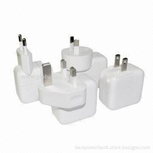 Single Mobile Phone Wall Chargers, UK/EU/AU/US Standard Plugs
